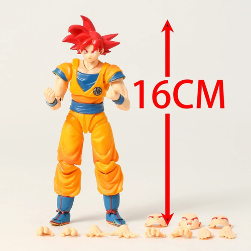 . Juguete Modelo De Acción Shf Dragon Ball Super Saiyan God