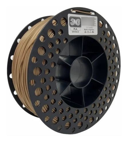 Imagem 2 de 2 de Filamento Pla - Bronze - 3n3 - 1.75mm - 1kg