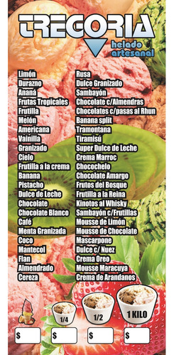 Helado Artesanal Premiun Por Mayor