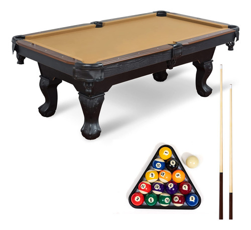 Mesa De Billar De 221 Centímetros Para Juegos Interiores