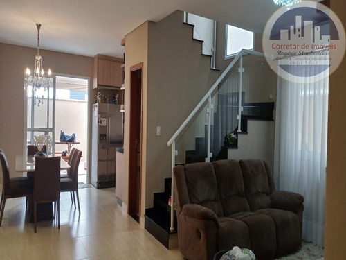 Imagem 1 de 22 de Ótimo Sobrado No Condominio Park Real Em Indaiatuba, Com 3 Suítes Com Sacada, - Ca00095 - 69952064
