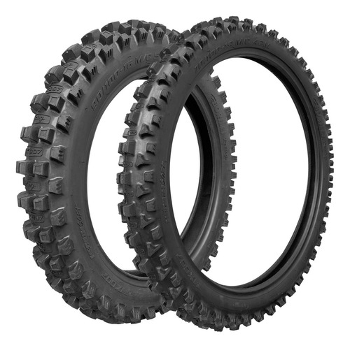 Par Pneus Borilli Mx007 Moto Medium Soft 90/100-16 70/100-19