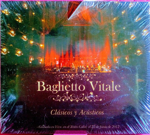 Cd /dvd Baglietto-vitale  Clásicos Y Acústicos