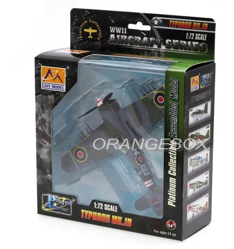 Avião Typhoon Mk.ib Schleswing 1945 1:72 Easy Model