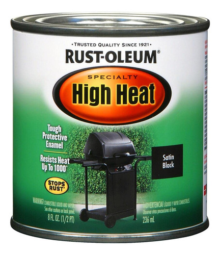 Rust-oleum, Esmalte Protector 7778730 Por 1/2 Pt 8 Oz., 7778