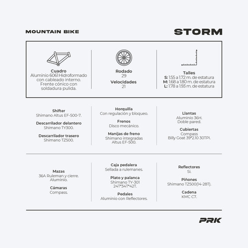 Mountain Bike Storm R29 21v