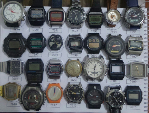 Lote 28 Sucatas Casio E Outros- Máquina Do Tempo