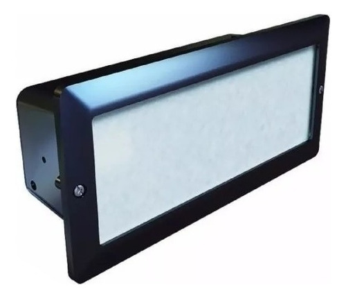 Luminaria Embutir Aluminio Injetado Germany 6100 Preto 110V/220V (Bivolt)