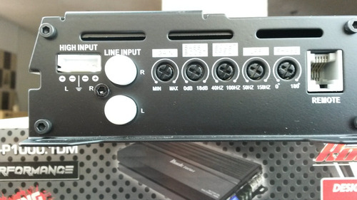Imagen 4 de 7 de Rockseries Rksp1000.1dm Nano Clase D Nano 1000 Watts Rms