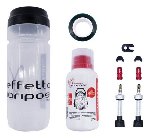 Kit Tubeless Effetto Mariposa Caffélatex Com Válvula E Fita