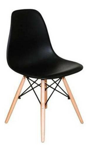 Cadeira de jantar Henn Decorshop Charles Eames DKR Eiffel, estrutura de cor  preto, 1 unidade