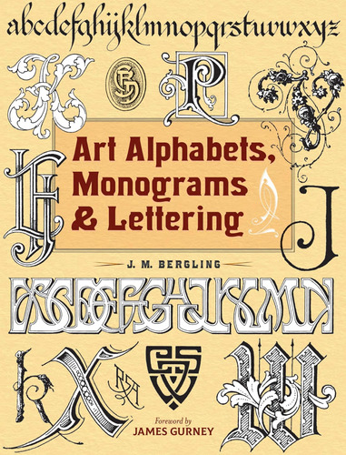 Libro Art Alphabets, Monograms, And Lettering En Ingles