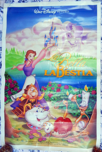 La Bella Y La Bestia Poster De Cine Original 100x70 Cm