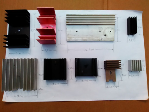 Disipadores De Calor De Aluminio Para Transistores (Usado)
