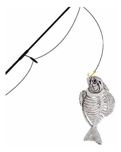 2 Pc 9.5 Pose-n-stay Esquelético De Los Pescados De Plástic
