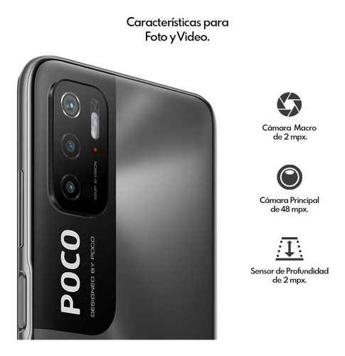 Imagen 5 de 6 de Celular Xiaomi Poco M3 Pro 128gb 6gb + Audifonos