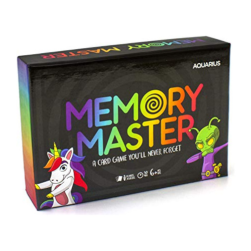 Juego De Cartas Para Niño Aquarius Memory Master Card Game -