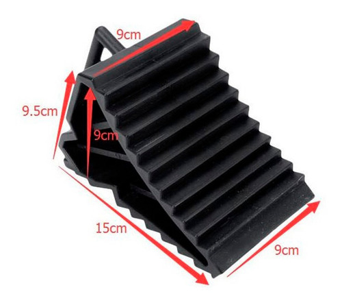 Imagen 4 de 7 de Cuña Tope Para Auto De Goma Juego
