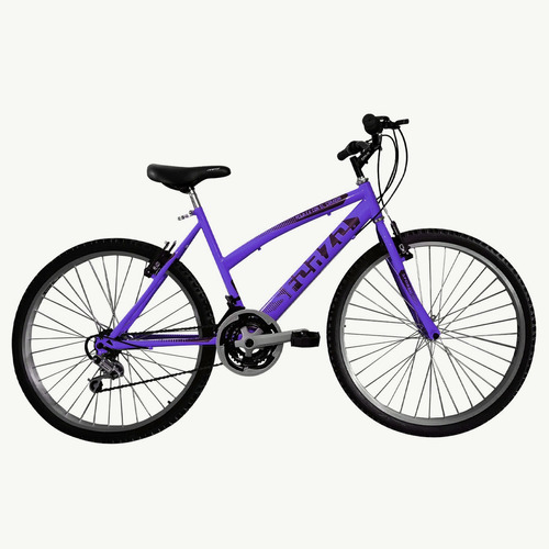 Bicicleta Dama Rin 26 En Aluminio 18 Cambios Color Violeta