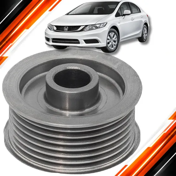 Polia Rígida Alternador New Civic 1.8 2009 2010 New Civic New Civic 1.8 2006/2012