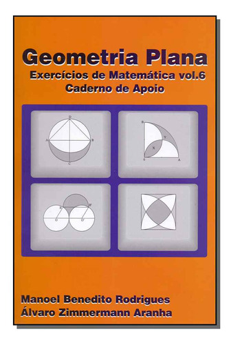 Geometria Plana-exerc.mat.-vl.6-cad.apoio-04ed/19, De Rodrigues, Manoel E Aranha, Alvaro., Vol. Ensino Fundamental Ii. Editora Policarpo Ltda, Capa Mole Em Português, 20
