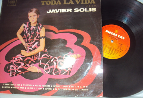 Vinilo Lp 168 Te Amare Toda La  Vida Javier Solis 