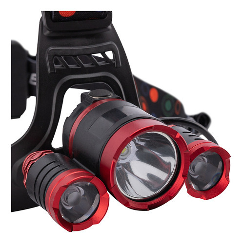 Linterna Led Vincha Minero Recargable Gadnic Profesional