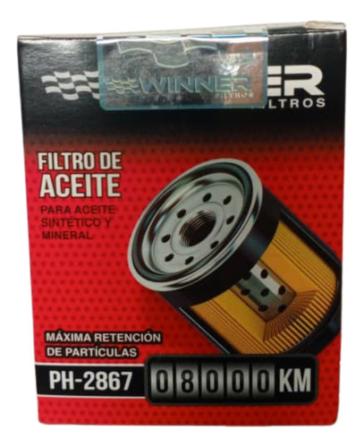 Filtro Aceite Ph 2867 Winner Para Ford Laser, Lancer Eclipce
