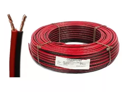 Cable Para Parlante Bafle Rojo Y Negro 2 x 0.75 (Precio Por Metro) - Smash  Soluciones