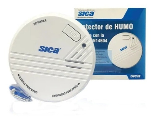 Detector Humo Autonomo Sica Oficial Bateria 9v