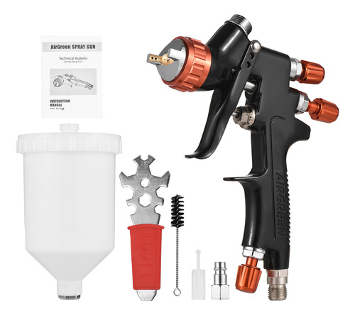 Kit De Pulverizador De Pintura Diy Models Air Fluid Hvlp.. 3