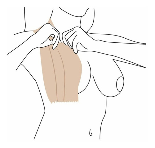 Imagen 4 de 10 de Combo Corpiño Adhesivo Cinta Boob Tape 5 Mts + Pezoneras