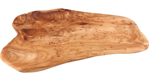 Wood Tábua Para Servir 5x40x25cm Madeira Natural Cor Marrom
