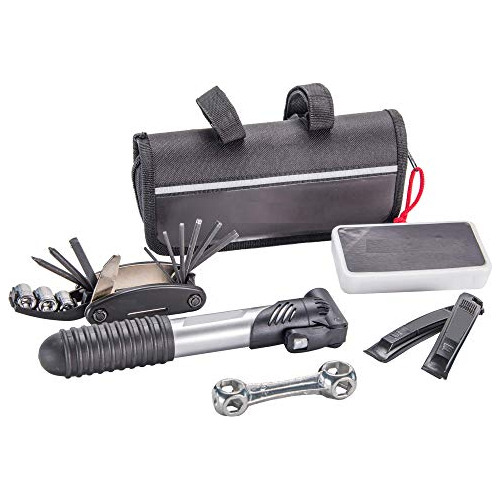 Premium Bicycle Series Bike Repair Kit: Multi-tool Pump...