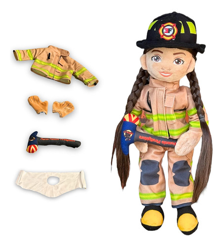 Triplef 3f Ember - Muñeca De Peluche Para Niñas De 6 A 12