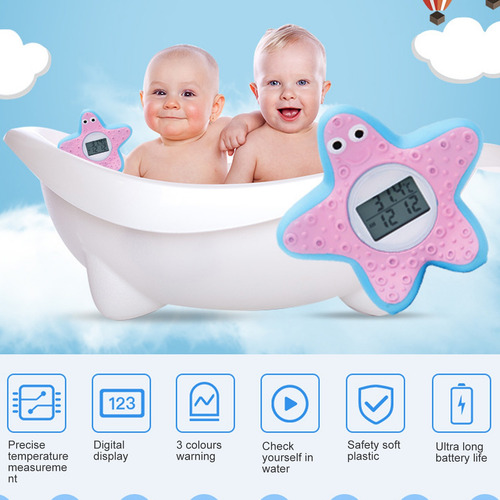 Termómetro De Agua Para Bebés Impermeable Reloj De Estrellas
