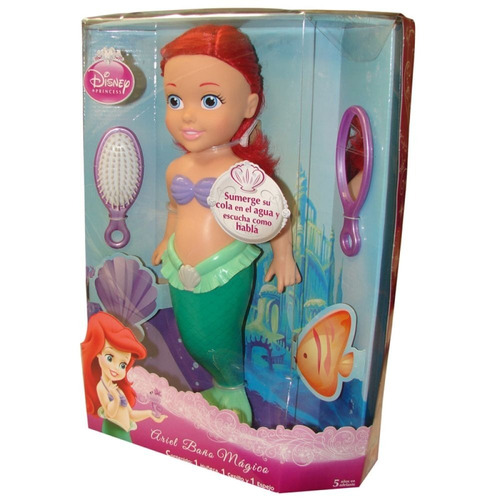 Disney La Sirenita Ariel flotante jabonera titular Vintage Niño Cuidado 