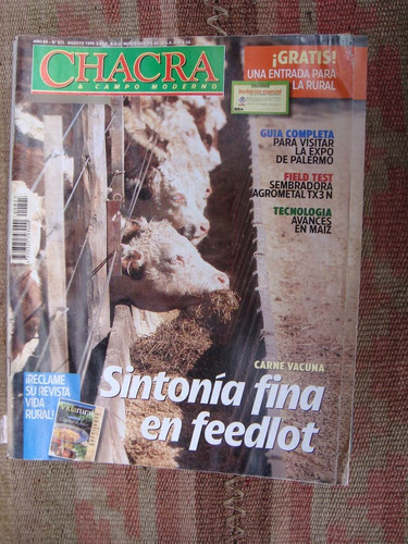 Revista La Chacra 825 8/99 Test Sembradora Agrometal Tx3n