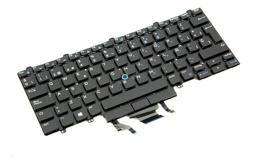 Teclado Dell Latitude 14 E5450 E7450 E5450 E7470 Español Color Negro