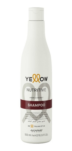Shampoo  Nutritive Yellow Alfaparf Reparación Profunda 500ml