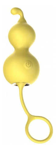 Bolas Kegel Lilo Con Vibración Térmicas - Recargables Color Amarillo