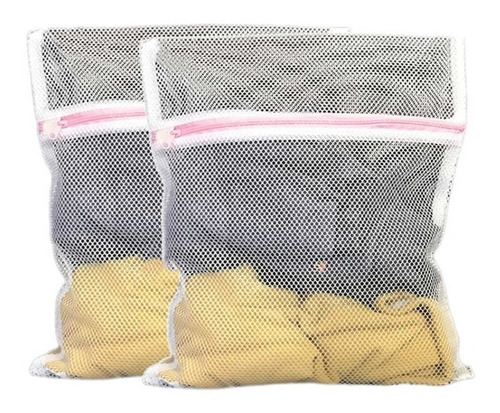 Imagen 3 de 4 de Bolsa Red X3 Para Ropa Lavarropa 50x60 Con Cierre