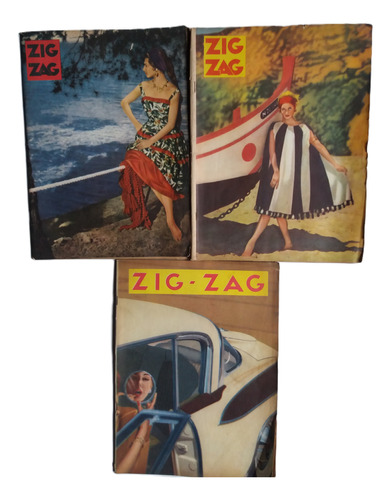 Pack De 3 Revistas Zig-zag De 1959