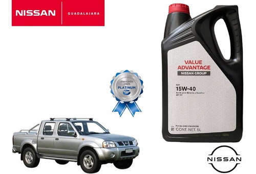 5l Aceite Nissan Mineral Value 15w40 Pick Up D22 Frontier 08