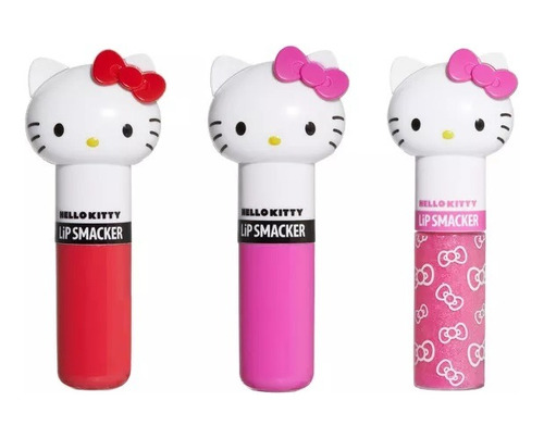 Balsamo Set De 3 Lip Smacker Hello Kitty