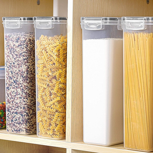 Recipientes Hermeticos Vtopmart, Con Tapas, 2.8 Lt, 4 Pcs