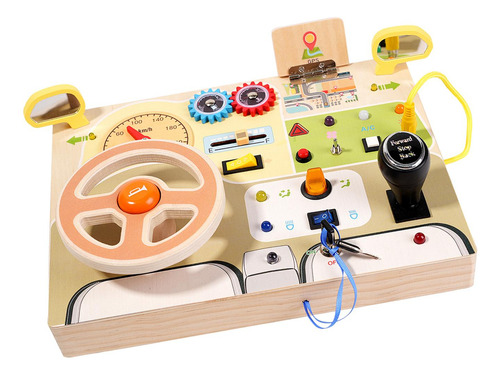 Placa Ocupada De Circuito Montessori Com Luz, Volante