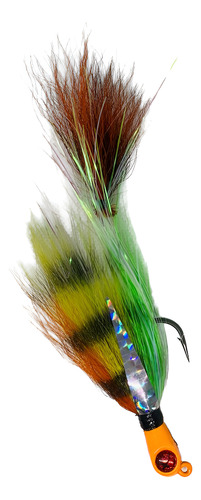 Isca Artificial Jig Extreme Para Tucure Açu 6/0 22g Cor Fire Tiger Ii
