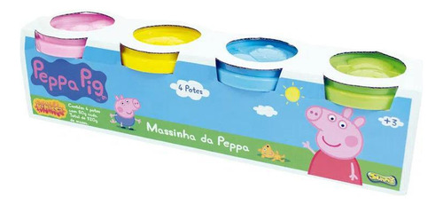 Brinquedo Sunny Massinha Da Peppa Pack Com 4 - 1854