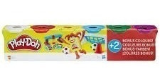 Masa Play Doh 6 Paquetes Colores Primarios B6755 Plastilina